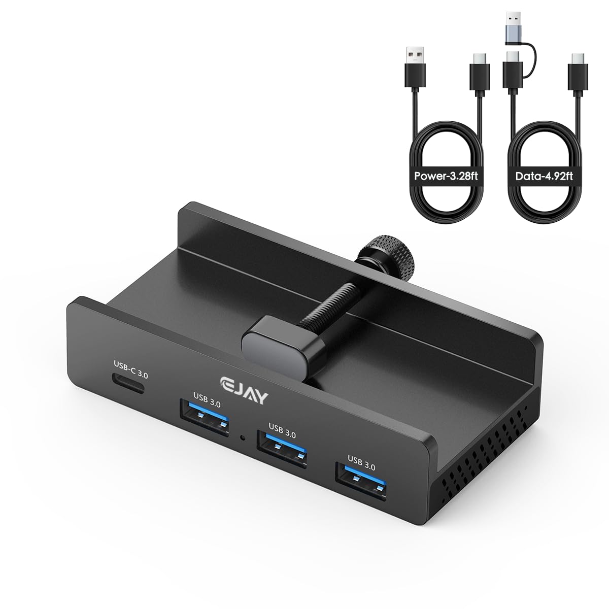 EJAY Desk Mount USB Hub (3A1C)
