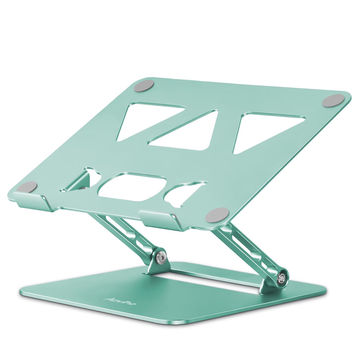 Aoviho Adjustable Laptop Stand for Desk,Portable Laptop Stand Holder and Riser,Foldable Aluminum Notebook Computer Stands for MacBook Air Pro HP Lenovo Dell Samsung Chromebook, 10-15.6 inch, Sky Blue