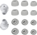 6 Pairs Replacement Eartips for Samsung Galaxy Buds Pro Headphones, Silicone Tips Earbuds Eartips Set, L/M/S Earplug Replacement Accessories (Silver, Without Pen)