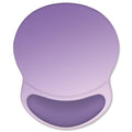 ITNRSIIET Ergonomic Mouse Pad with Comfort Gel Wrist Rest, Non-Slip PU Base, Smooth Textured Surface, Reduces Hand Fatigue & Wrist Pain, 8.7 x 7.2 Inch for Office Gaming Home, Lavender Fade