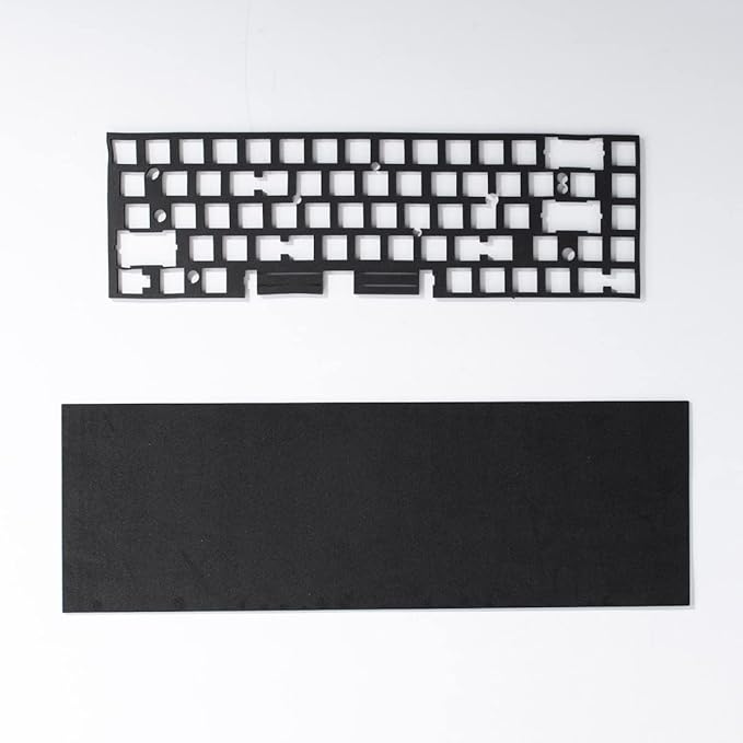 Mintcaps 2-Piece Set Keyboard Sound Dampening Foam - 68 Layout Silencer Pad Gasket EVA Switches Dampener for Mechanical Keyboard