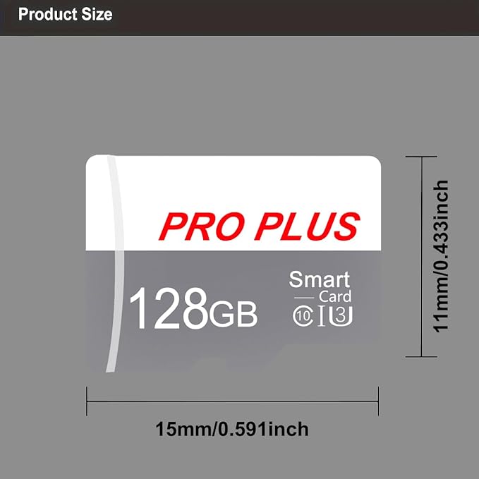 2 Pack TF Card 128GB with Adapter, High Speed Memory Card, UHS-I C10 A1 Memory TF Card for Tablet/Mobile Phone/Camera/Car Audio/Game Console (TF183 White Gray 128GB)