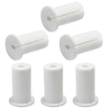 EASYEAH 6pc White Starlink Cable Grommets 1" Silicone Wire Hole Grommet