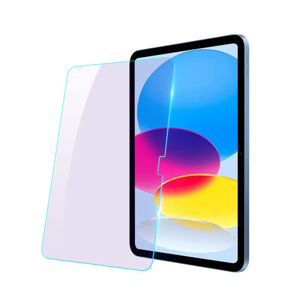 PERFECTSIGHT Anti Blue Light Screen Protector Compatible with iPad Pro 12.9 Inch (2022/2021/2020/2018 Model), Blue Light Filter Anti Fingerprint Tempered Glass [1 Pack]