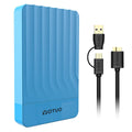 YOTUO 750GB External Hard Drive, Portable Storage Expansion HDD, USB 3.0 & USB-C for PC, Mac, Desktop, Laptop, Smartphone, PS4, Xbox One, Xbox 360, Office & Game