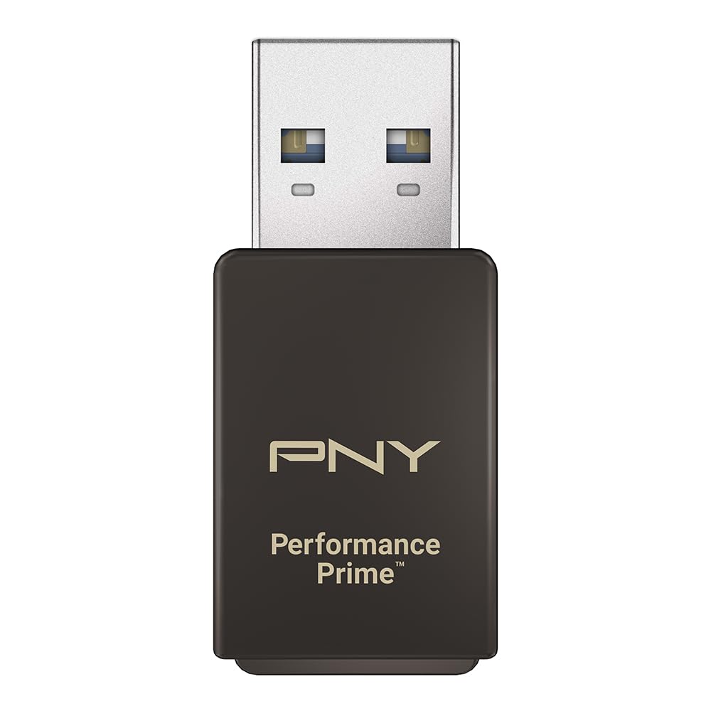 PNY Performance Prime™ USB 3.2 Gen 1 microSD Flash Memory Card Reader – Ultra-Fast Speeds, Read 200MB/s, Write 150MB/s, Type-A, for USB 3.2 Gen 1/USB3.0 Equipped Host Devices