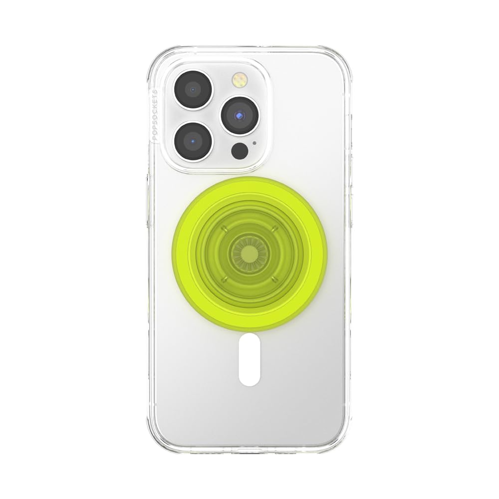 PopSockets Phone Grip for MagSafe, Magnetic Holder- Chartreuly