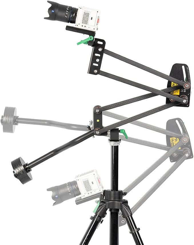 9.Solutions C-Pan Arm II, Carbon Fiber, Lighter-Weight, Upgraded Smoothness, 9.CPA2C, Slider, Jib/Crane for Different pan/Movement, for Photography, Videography & Filmmaking