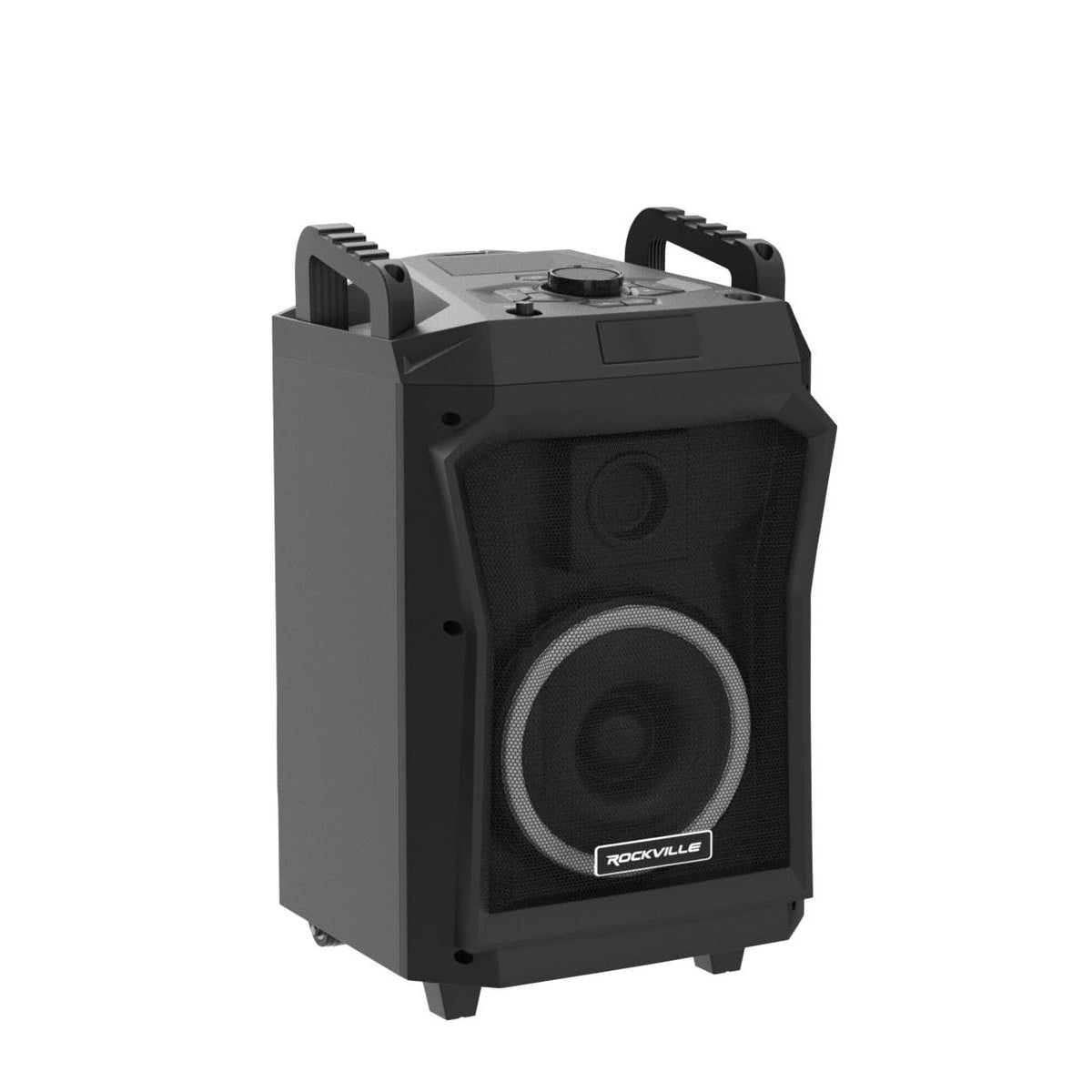Rockville ROCKNGO 800 10" Portable Rechargeable Bluetooth Speaker with LED