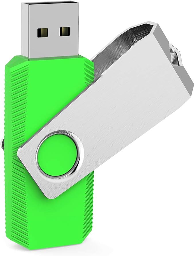 Aiibe 5 Pack 64 GB Flash Drive 64GB USB Flash Drive Thumb Drive 64 GB USB 2.0 Flash Disk Jump Drive Multi Pack USB Stick Zip Drives 64GB with Led Light (64G, 5 Colors: Black Red Cyan Green Purple)
