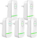 Elon-musk's Electricity Saving Box Stop Watt Stopwatt Energy Saving Device Save Energy Saving Device Energy Saving Power Strip for Home Office US Plug 90v-250v 30kw Rated Green (5PCS White)