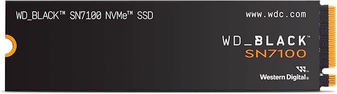 WD_BLACK 1TB SN7100 NVMe Internal Gaming SSD Solid State Drive - Gen4 PCIe, M.2 2280, Up to 7,250 MB/s - WDS100T4X0E [New Version]