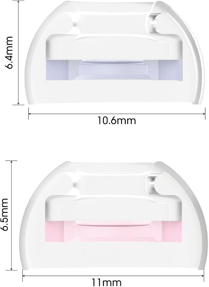 SpinFit CP1025- S/SS- Medical Grade Silicone Patented Ear Tips, Secure Fit and Supreme Comfort Fits MTW3, Galaxy Buds 2, Soundcore Space A40 & More (2 Pairs) (for Nozzle Diameter from 4-5.5mm)