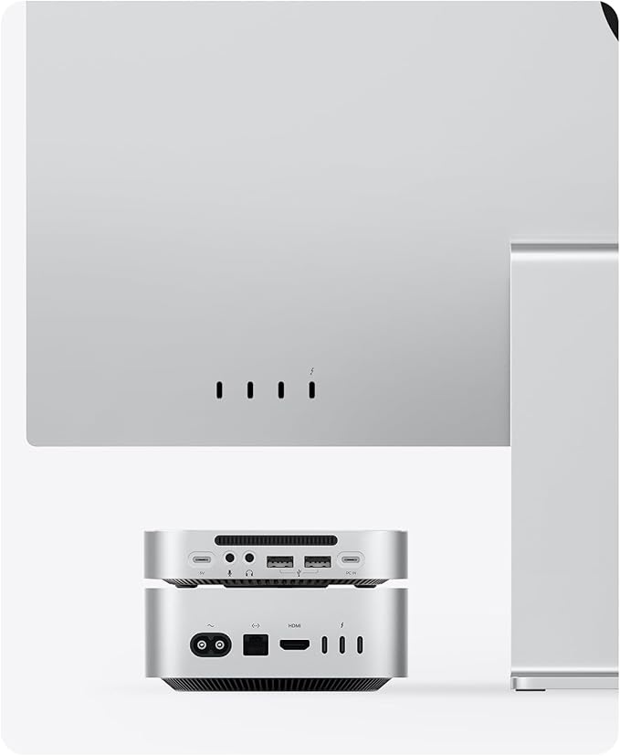 ORICO MiniMate SE Mac mini M4 2TB Storage & Docking Station, External SATA SSD (Non-Removable) 5Gbps(480MB/s), USB A*4, USB-C, SD/TF 3.0, 3.5mm Audio, Includes 2 Cables – M4SE