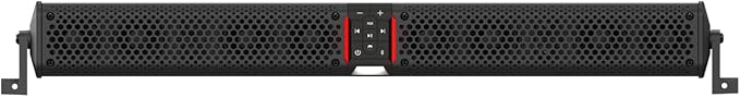wet sounds Package - Black Stealth XT-12, 12 Speaker High Powered Sound Bar w/Remote and AS-10 10" 500 Watt Powered Stealth Subwoofer