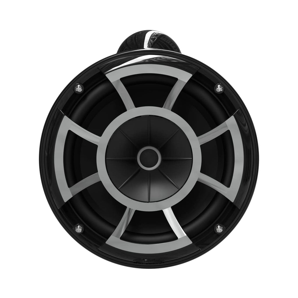 Wet Sounds Rev 8 Black V2 Revolution Series 8" Black Tower Speakers w/Fixed Clamp