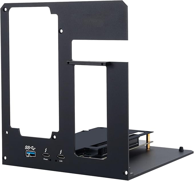 eGPU Enclosure Dock Compatible with Thunderbolt 3/4,External GPU Dock for Laptops and Gaming Handheld,External Graphics Card Dock Compatible with NVIDIA/AMD PCIe,ATX Power Supply