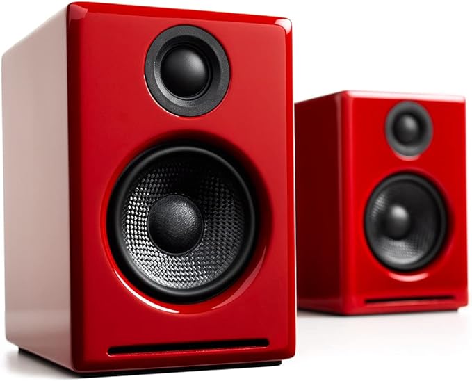Audioengine A2+ 24 Bit 60 Watt Bluetooth Desktop Computer Speakers for Music and Gaming - PC MAC Laptop Tablet