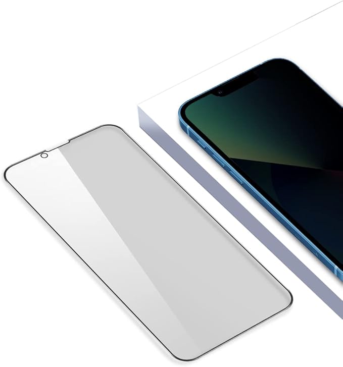 PERFECTSIGHT Privacy Screen Protector Compatible with iPhone 14, iPhone 13 and iPhone 13 Pro 6.1 Inch, HD Clear Bubble Free Anti-Scratch Case Friendly Anti Blue Light Anti Spy Tempered Glass Film