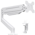 Suptek Single Monitor Mount Adjustable Gas Spring Monitor Arm Desk Mount Stand Fits 17 20 22 23 24 26 27 32 33 inch Monitors,Holds up to 22 lbs,White(MD18W)