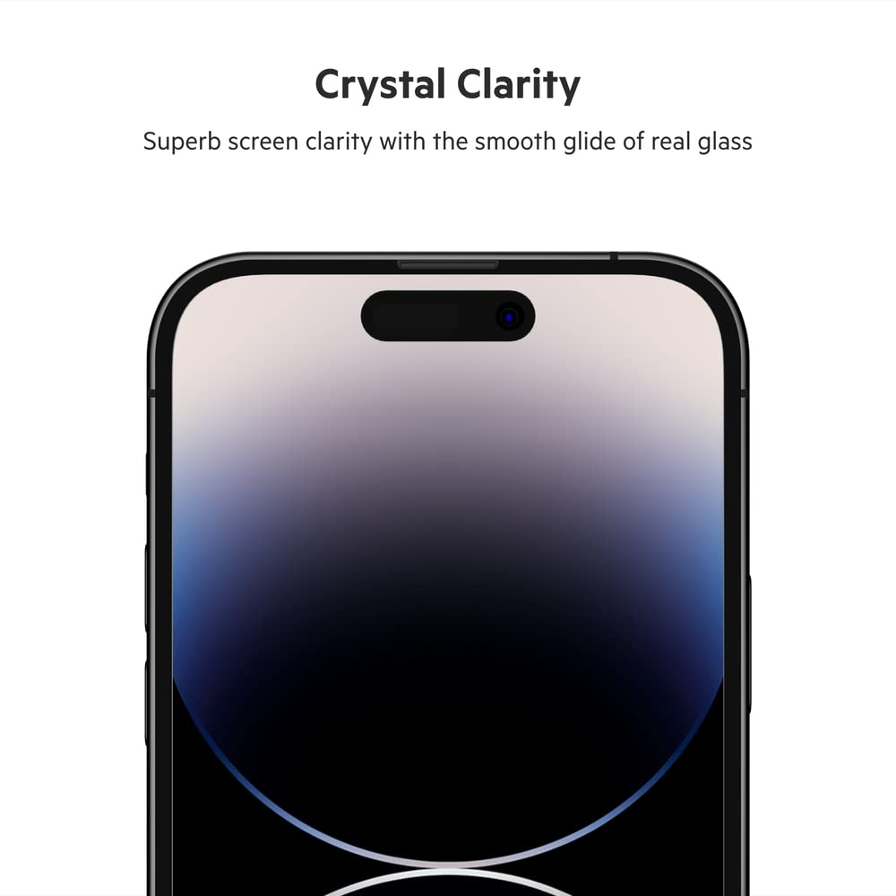 Belkin Tempered Glass 9H Scratch-Resistant Screen Protector iPhone 14 Pro