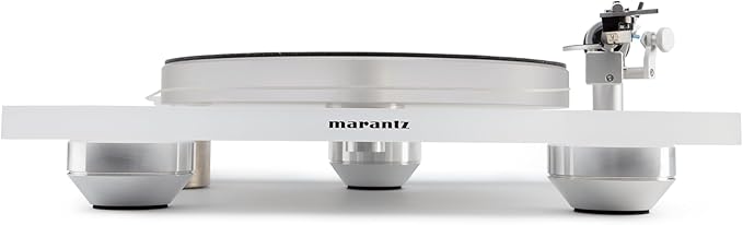 Marantz TT-15S1 Manual Belt-Drive Premium Turntable with Cartridge Included | Floating Motor for Low-Vibration & Low-Resonance | A Smart, Stylish Option for Vintage Vinyl Records
