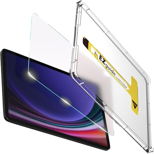 BELLEMOND Tempered Glass Screen Protector for Galaxy Tab S11 / S10 FE / S9 FE / S9 / S8 / S7 (10.9”/11”) | Ultra Clear | EZ Guide Kit for Flawless Install | 10H | 1 Pack | Designed in Japan