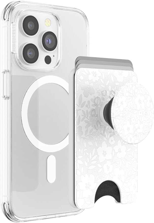 PopSockets Phone Wallet for MagSafe with Grip- All Smiles