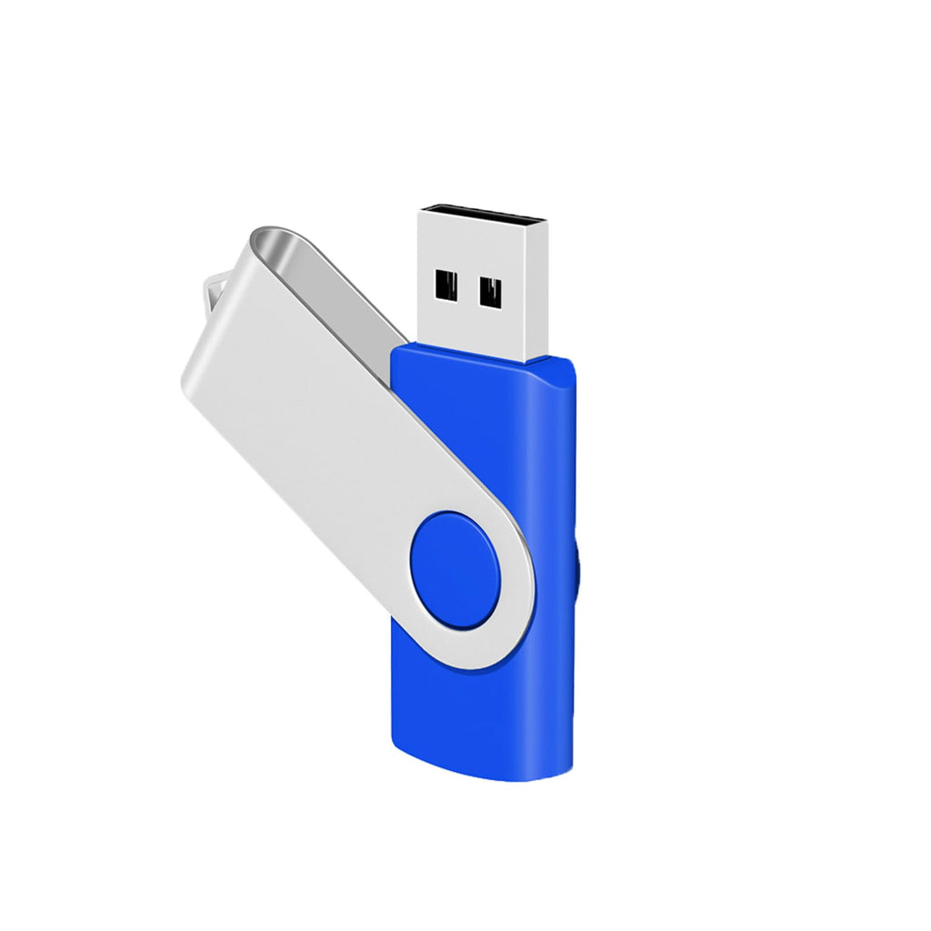 100-Pack of 1GB USB Flash Drive Bulk EASTBULL FAT32 Thumb Drive Pack (Blue)
