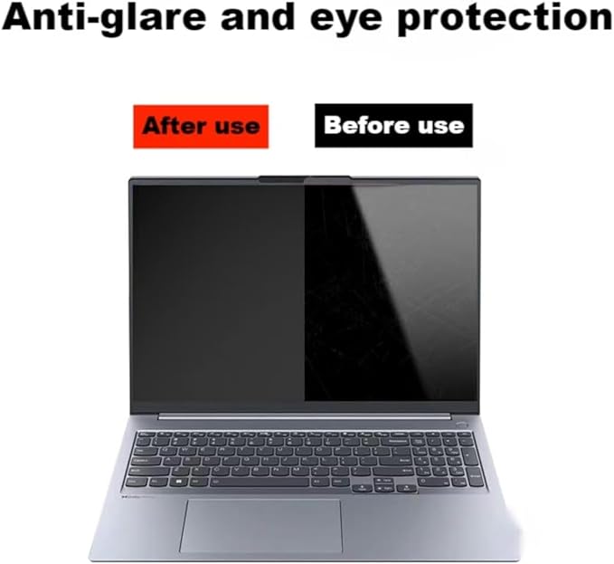 14-inch magnetic privacy screen, suitable for laptops with a 16:10 detachable anti-glare filter, reduces blue light/compatible with HP, Dell, Acer, Asus, Samsung, Lenovo and other laptops.