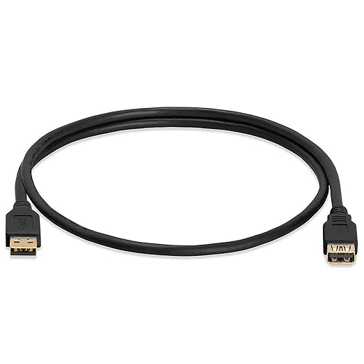 Cmple - USB 3.0 A Male to A Female Extension Gold Plated Cable - 3FT (Blue) (674-Amazon)