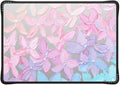CASETiFY Impact MacBook Air 15" (M2-M4) Case [Cushioned Impact Corners/Scratch-Resistant/Anti-Slip Grip] - Clear Hydrangea Blooms - Clear Black