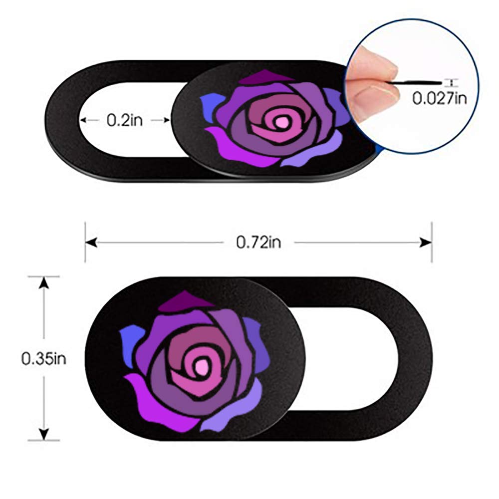IMNEXT2U Webcam Cover Slide Ultra Thin Laptop Camera Privacy Protect Rose