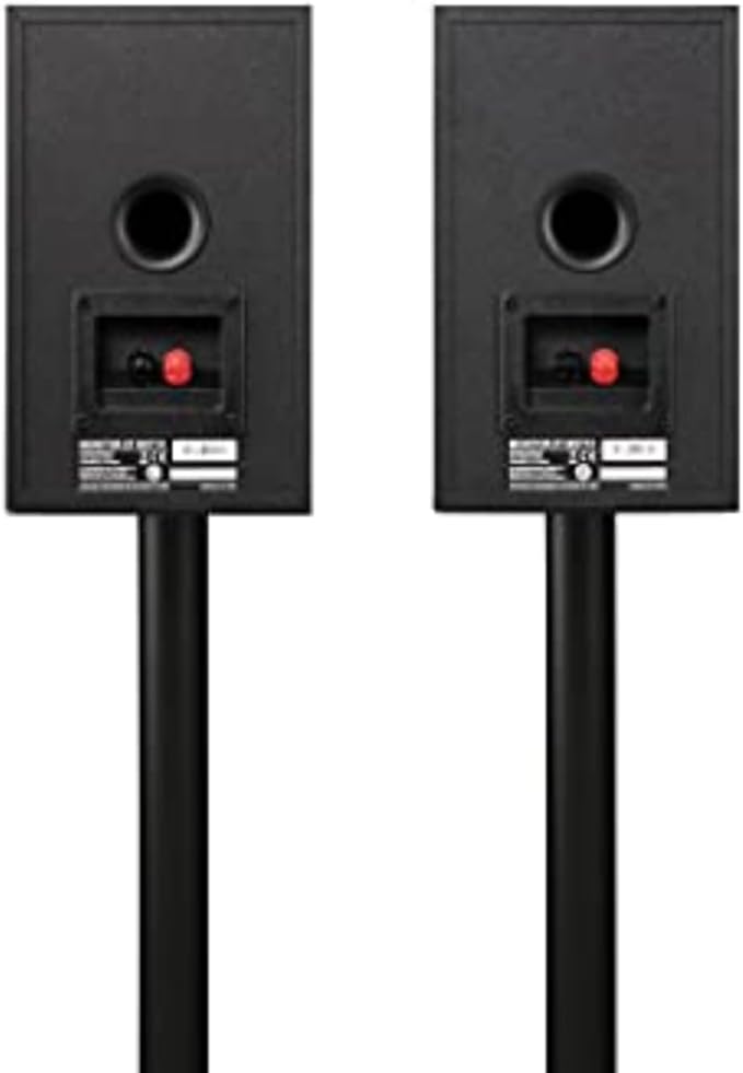 Polk Monitor XT15 Pair of Bookshelf or Surround Speakers - Hi-Res Audio Certified, Dolby Atmos & DTS:X Compatible, 1" Terylene Tweeter & 5.25" Dynamically Balanced Woofer (Pair, Midnight Black)