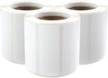 PUQU 30x15mm Direct Thermal Sticker Labels, Self-Adhesive All-Purpose Label Maker Tape, Compatible with AQ Series Label Printer, Refills Standard Laminated Office Labeling, 3 Rolls, 1200 Labels