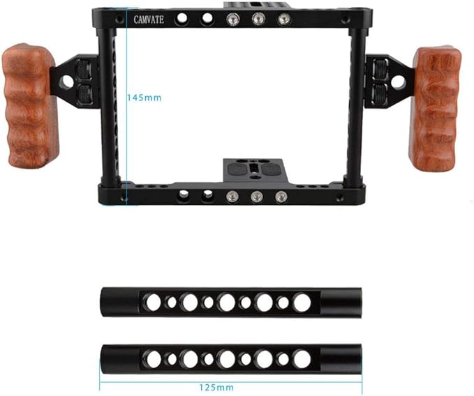 CAMVATE Camera Cage for DSLR 5D Mark III and Mark II - 1344