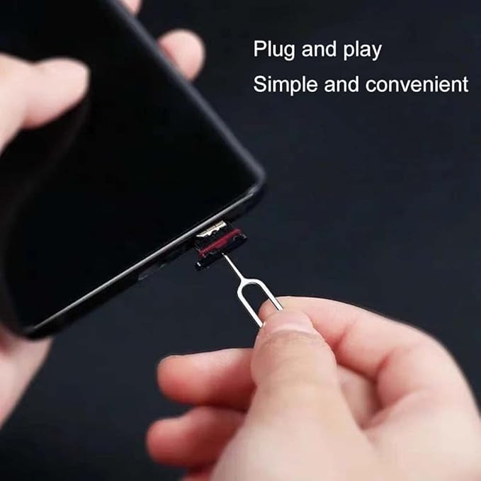 50 Pieces SIM Card Removal Openning Tool Tray Eject Pins Needle Opener Ejector,Compatible with iPhone X, 8 Plus, 8, 7 Plus, All Other iPhone Models, iPads, iPods, Samsung Galaxy Note/S/Edge/J Series