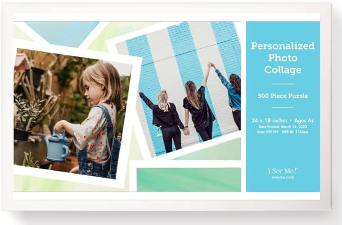 Collage Photo Personalized Puzzle - 500 Piece - I See Me!