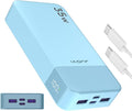 J2651 Portable Charger, 35W 20000mAh USB C in & Out Power Bank, Battery Pack with QC4.0+PD3.0 35W High-Speed Charging for Bluetooth Earbud, Mobile Phone, Tablet (Blue)