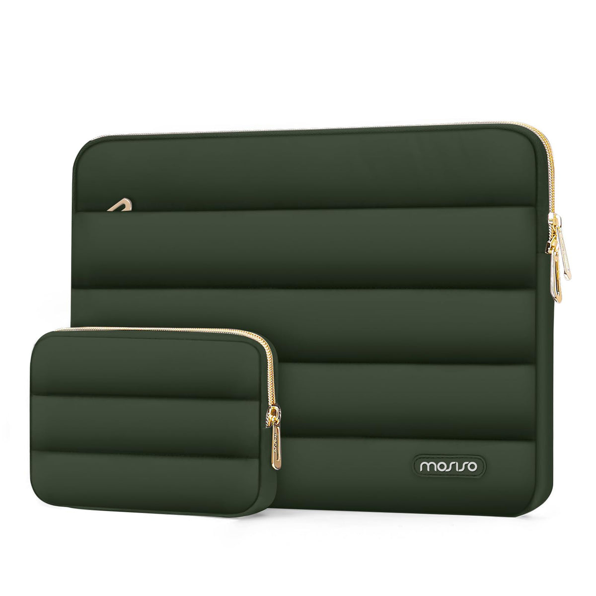 MOSISO Laptop Case 13.3 inch,13-13.3 inch Puffy Laptop Sleeve Carrying Case