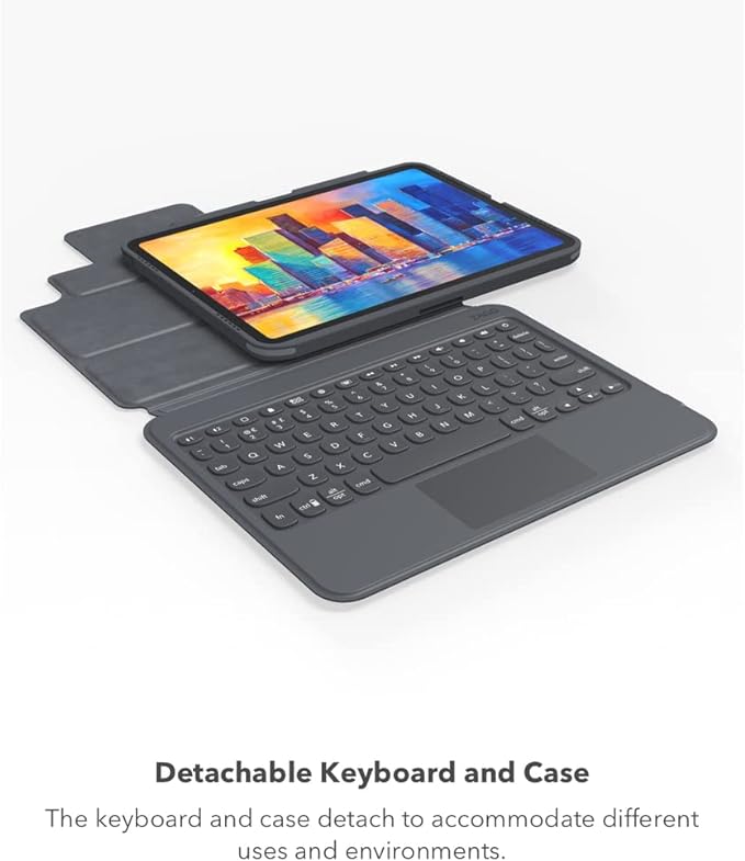 ZAGG Pro Keys Wireless Keyboard & Detachable Case for iPad Pro 12.9 - Backlit Keys, Apple Pencil Holder, 6.6ft Drop Protection