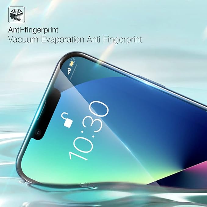 PERFECTSIGHT Anti Blue Light Screen Protector Designed for iPhone 13/ iPhone 13 Pro 2021 6.1 inch, HD Clear Blue Light Blocking Tempered Glass - Eye Protection