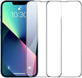 PERFECTSIGHT Compatible for iPhone 14, iPhone 13, iPhone 13 Pro Screen Protector 6.1 Inch 2 Pack HD Clear Premium Tempered Glass Case Friendly 9H Hardness Bubble Free Easy Installation