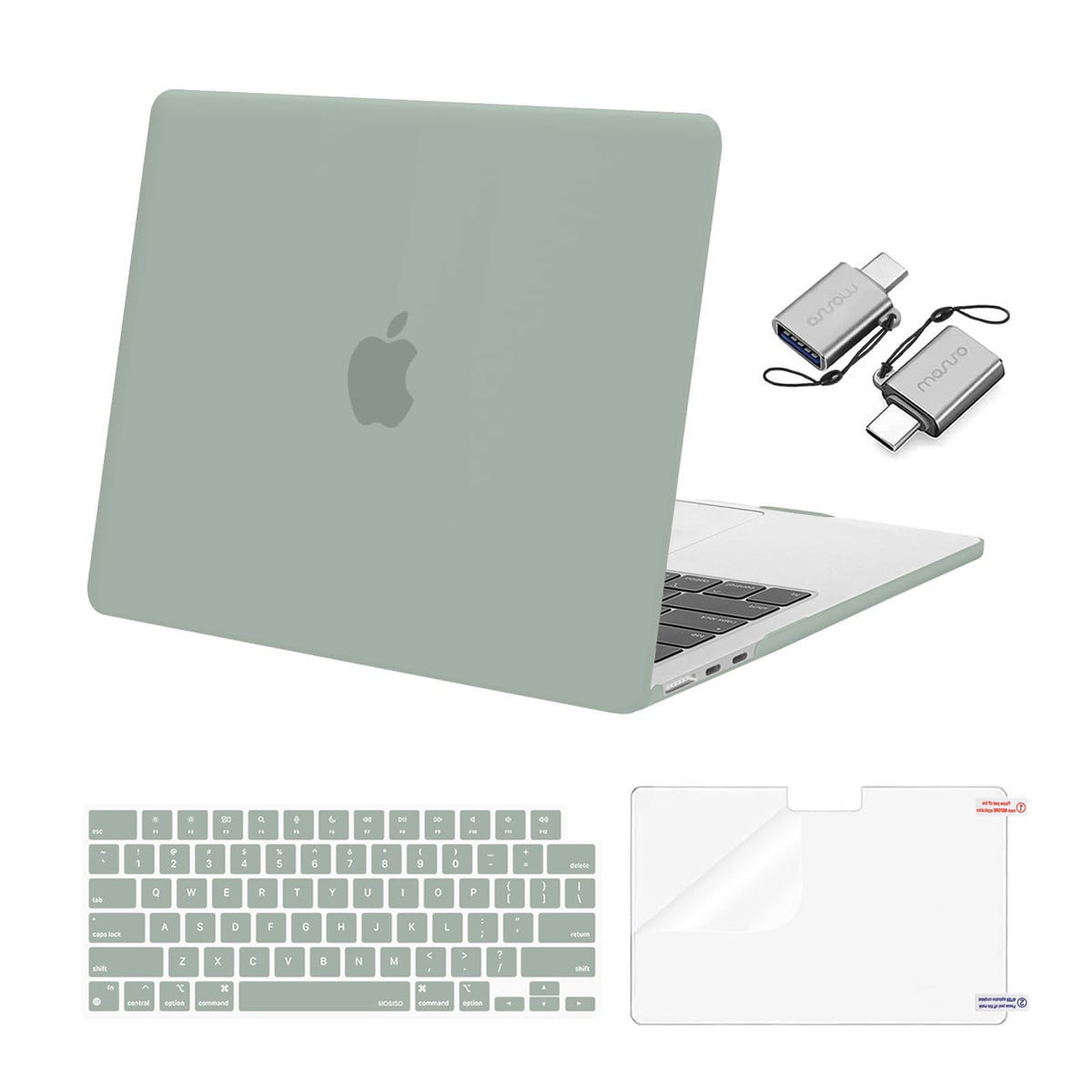 MOSISO Compatible with MacBook Air 13 inch Case M5 2026 M4 M3 M2 2025-2022