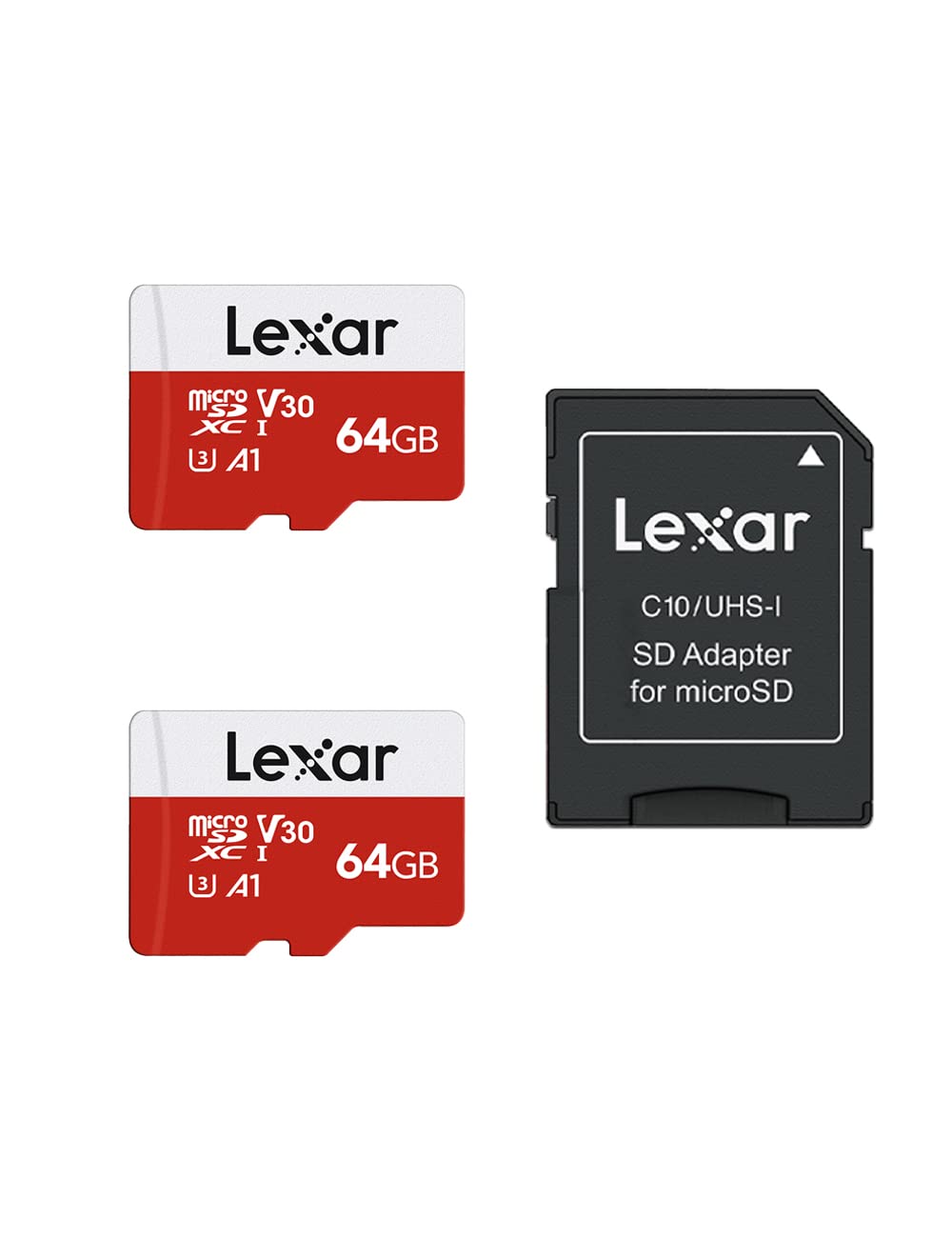 Lexar E-Series 32GB Micro SD Card 2 PK microSDHC UHS-I Flash Memory Card