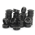Rubber Grommets for Wiring, 5/8 Inch Drill Hole, 9/16 Inch ID, Firewall Grommets Automotive Cable Cords Hoses Protection, Double-Sided Rubber Plugs for Round Holes, 30 Pcs, 14x16 mm