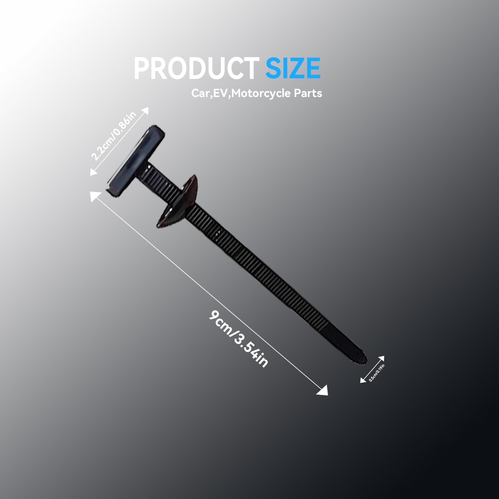 2026 upgraded heavy-duty self-locking nylon cable ties with uv protection for car repair, home, and cable management (100)