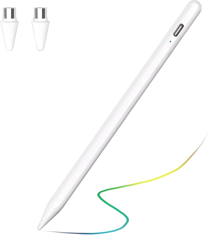 Stylus Pen for iOS&Android Touch Screens, Active Pencil for Samsung, Smart Digital Stylus Pens for Lenovo/Vivo/Mi/HUAWEI and Other Tablets, iPhone/Samsung/Google Pixel Smart Phones for Drawing&Writing