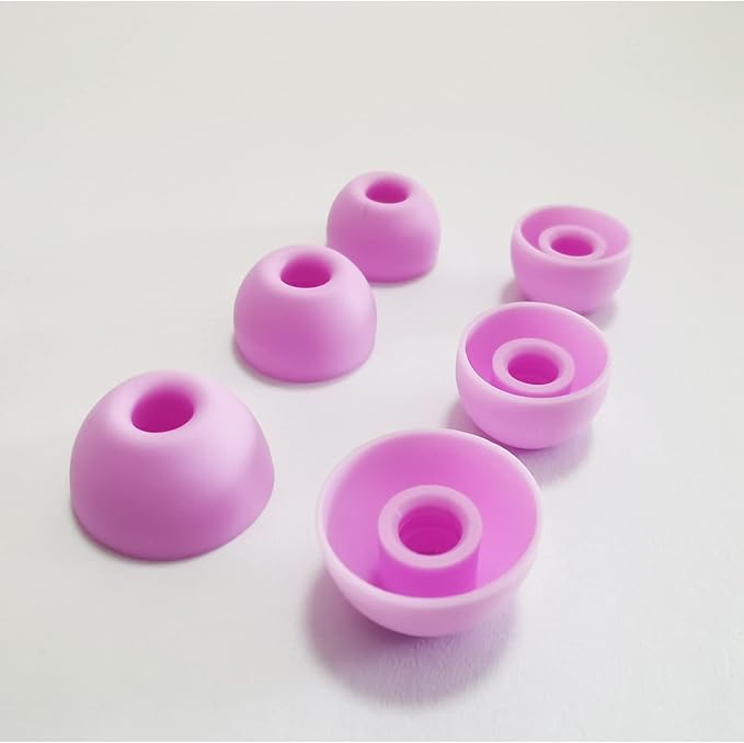 Silicone Eerbuds Tips for Beats Fit Pro Replacement Ear Tips for Beats Fit Pro/Beats Studio Buds Earbuds 6 Pairs LMS Purple