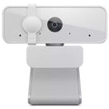 Lenovo HD 1080p Webcam (300 FHD) - Monitor Camera with 95° Wide Angle, 360° Rotation Pan & Tilt, Dual Microphones – Attachable Desktop Cam with Privacy Shutter for Remote Work, Streaming & Gaming